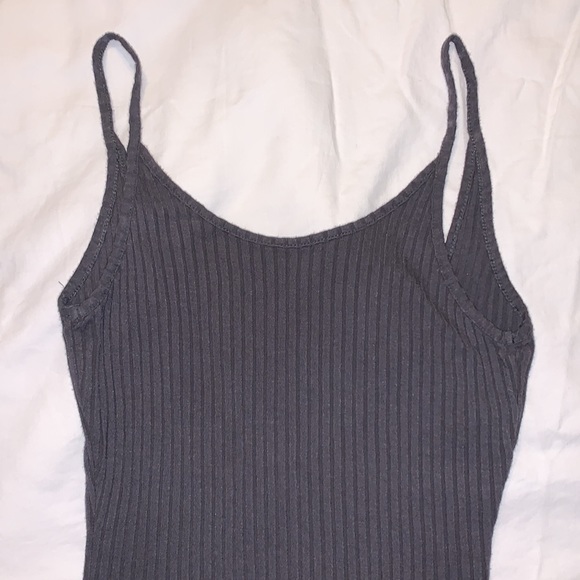 Urban outfitters grey ribbed bodysuit - Picture 3 of 6
